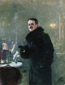 画家格哈德-蒙特 作者 克里斯蒂安·克罗格（Christian Krohg）