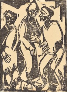沉重的商议，1913年。 作者 克里斯蒂安·罗夫斯