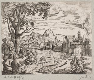 插图 til Adam Olearius，"Persianischer Rosenthal von einem Sinnreichen Poeten Schich Saadi[......]"，石勒苏益格，1660 年 作者 克里斯蒂安·罗斯吉瑟