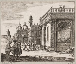 插图 til Adam Olearius，"Persianischer Rosenthal von einem Sinnreichen Poeten Schich Saadi[......]"，石勒苏益格，1660 年 作者 克里斯蒂安·罗斯吉瑟