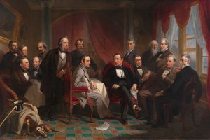 华盛顿-欧文和他的文学朋友们在阳光城，1864年。