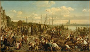 铺设电报电缆1878 作者 基督徒卖