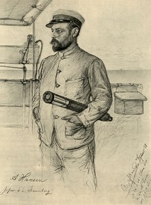 A Hansen，"Knivsberg "号上的大副，中国南海，1898年。   作者 克里斯蒂安·威廉·艾尔斯