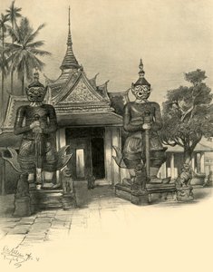 曼谷，暹罗，1898年。   作者 克里斯蒂安·威廉·艾尔斯