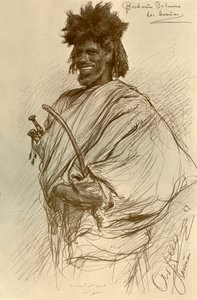 比沙里人，埃及阿斯旺，1898年。   作者 克里斯蒂安·威廉·艾尔斯