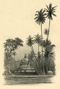 纳塔-德瓦勒神殿，康提，锡兰，1898年。 作者 克里斯蒂安·威廉·艾尔斯