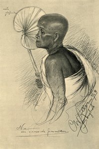 尼姆--一位连体婴儿的祖母，曼谷，1898年。  