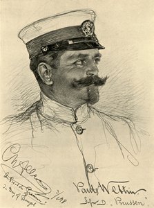 保罗-韦廷--"普鲁森 "号上的船员，孟加拉湾，1898年。