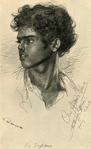 僧伽罗人，科伦坡，锡兰，1898年。