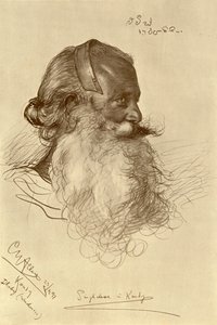 僧伽罗人的洗衣工，康提，锡兰，1898年。 作者 克里斯蒂安·威廉·艾尔斯