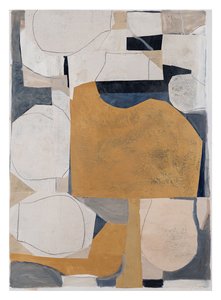 岛屿黄金》，2023 年（卡片上的石墨） 作者 克里斯蒂娜·费迪克