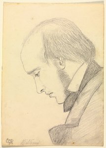 威廉-迈克尔-罗塞蒂肖像 作者 克里斯蒂娜（Christina Georgina）Rossetti