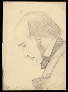 威廉·迈克尔·罗塞蒂的肖像 作者 克里斯蒂娜（Christina Georgina）Rossetti