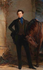 弗拉基米尔·彼得罗维奇伯爵的肖像Orlov-Davydov 1809-1882，1840。
