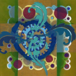 冥想 17》，约 2017 年（丙烯酸画板） 作者 克里斯蒂娜·萨吉