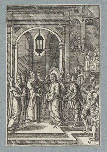 基督在亚那面前 作者 贝纳迪诺·帕塞里（Bernardino Passeri）