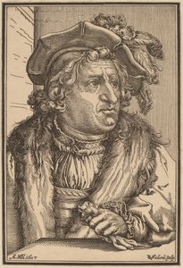 带帽子的人 作者 Christoffel van Sichem I 在 Hendrik Goltzius 之后