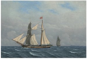 满帆的帆船 (En skonnert for fulde sejl) 作者 克里斯托弗·威廉·埃克斯伯格