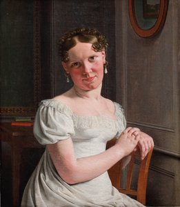艺术家的第二任妻子朱莉-埃克斯伯格（Julie Eckersberg，女，Juel