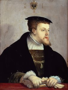 查理五世（1500-1558）的画像。约于1532年