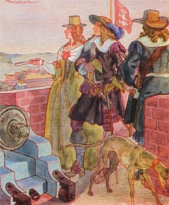 Spaziergang Auf Den Festungswallen / 在城墙上漫步（彩色印刷版）