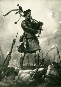Piper Laidlaw如何在1915年9月25日（c1920年）赢得维多利亚十字勋章。