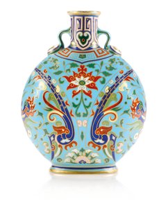 明顿景泰蓝花瓶，1867年