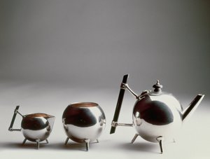 由Elkington＆Company制造的茶具，c.1925（电镀）