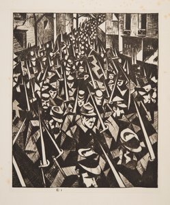 A Dawn, 1914, pub.1915. 作者 克里斯托弗·理查德·怀恩·内文森
