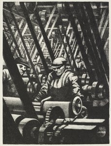 制造发动机，1917年 作者 克里斯托弗·理查德·怀恩·内文森