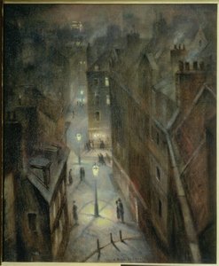 Soho Twilight，c.1924