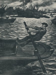 驳船，1920年 作者 克里斯托弗·理查德·怀恩·内文森
