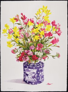 中国罐子里的花（wc） 作者 克里斯托弗·莱兰
