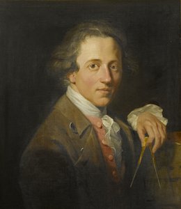 肖像的年轻艺术家（约翰索恩），1776年 作者 克里斯托弗·威廉·洪尼曼