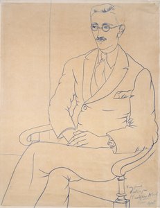 杰拉尔德-赖特林格的肖像，1926年 作者 克里斯托弗·伍德