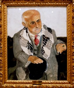 法国诗人马克斯·雅各布 (1876-1944) 的肖像 克里斯托弗·伍德 (1901-1930) 于 1930 年在奥尔良附近绘画，美术博物馆。 作者 克里斯托弗·伍德