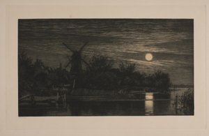 图巴克的月夜 作者 西柳斯·约翰内斯·康拉德·安徒生