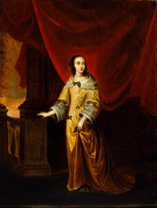 一位女士的肖像，17世纪 作者 Hieronymus Janssens 圈