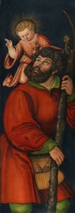 德语: Der heilige Christophorus Saint Christopher 作者 老卢卡斯克拉纳赫的圈子