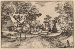 村道 作者 Claes Jansz Visscher 仿照 Johannes van Doetechum，仿照卢卡斯的长老