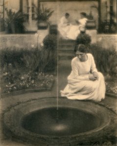 喷泉（铂金印花）