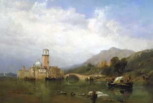 在威尼斯湾》，1848年。                                           