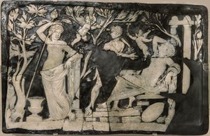 Bacchus and Ariadne Cameo, 1st H. 1st cen.公元前。 作者 古典文物。