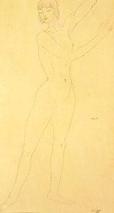 Bessy H（纸上水墨画）。