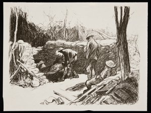 法国的高级换装站》，1917年 作者 克劳德·艾琳·谢珀曼