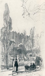 在肯辛顿花园-第一阶段，c1920年