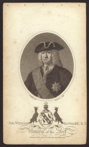 威廉·罗利爵士，英国海军上将（雕刻） 作者 克劳德·阿努菲