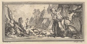 土耳其士兵的休息，1746-47。