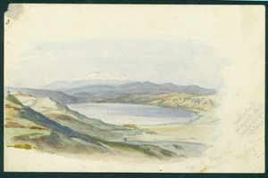 1874年赫尔蒙山和加利利海（纸上写着铅笔）