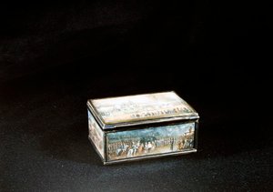 路易十六和他的家人于1789年10月6日抵达巴黎（油和漆器与vermeil） 作者 克劳德·埃德梅·查尔斯·德·萨维尼亚克